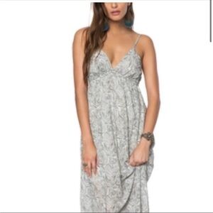 O'Neill Deena Paisley Spaghetti Strap Long Maxi Dress | Beachy Summer